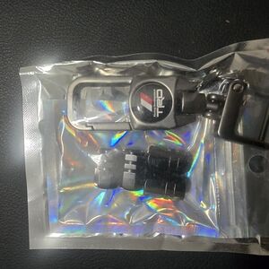 TRD Keychain with Black Valve Caps